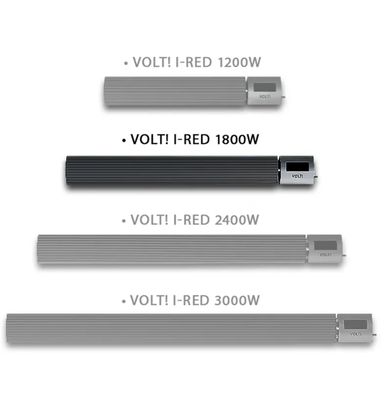 Fullcomfort VOLT! I-Red Infrarood Terrasverwarmer - 1800 Watt