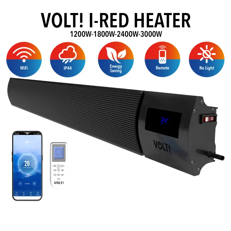 Fullcomfort VOLT! I-Red Infrarood Terrasverwarmer - 3000 Watt