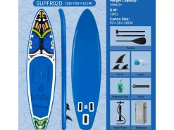 FUNWATER SUPFR02D 335cm SUP Board - Blue