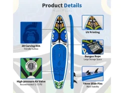 FUNWATER SUPFR02D 335cm SUP Board - Blue