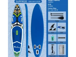 FUNWATER SUPFR02E 350cm SUP Board - Dark Blue