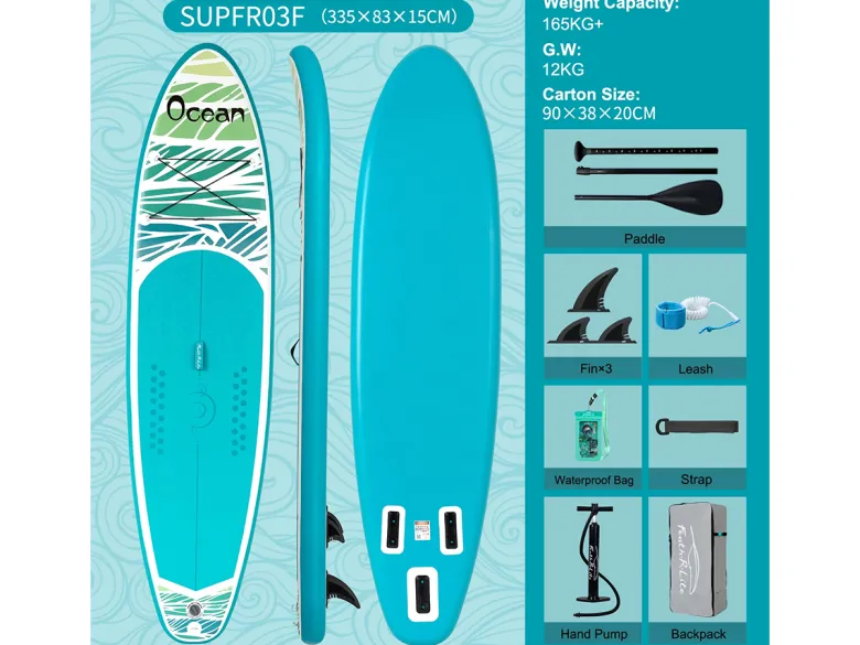 FUNWATER SUPFR03F 335cm SUP Board - Turquoise