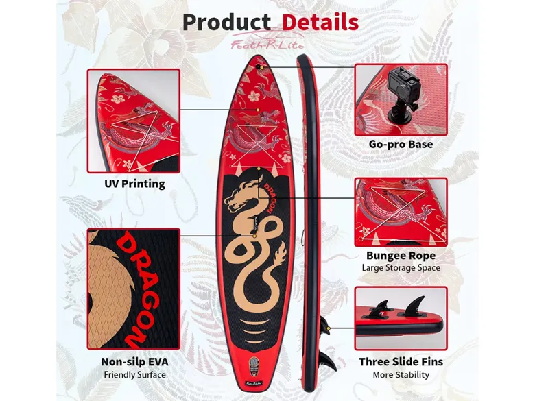 Funwater SUPFR17S SUP Board - Dragon