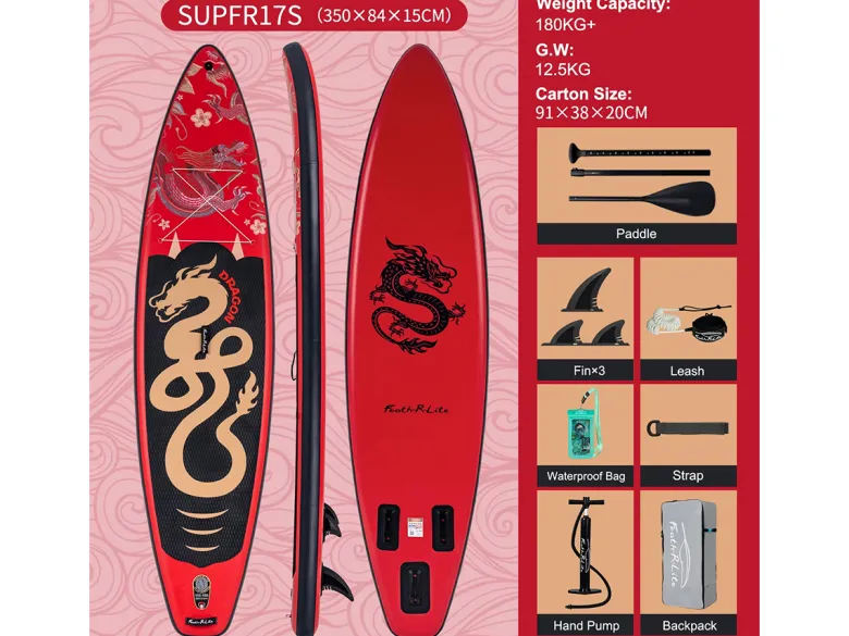 Funwater SUPFR17S SUP Board - Dragon