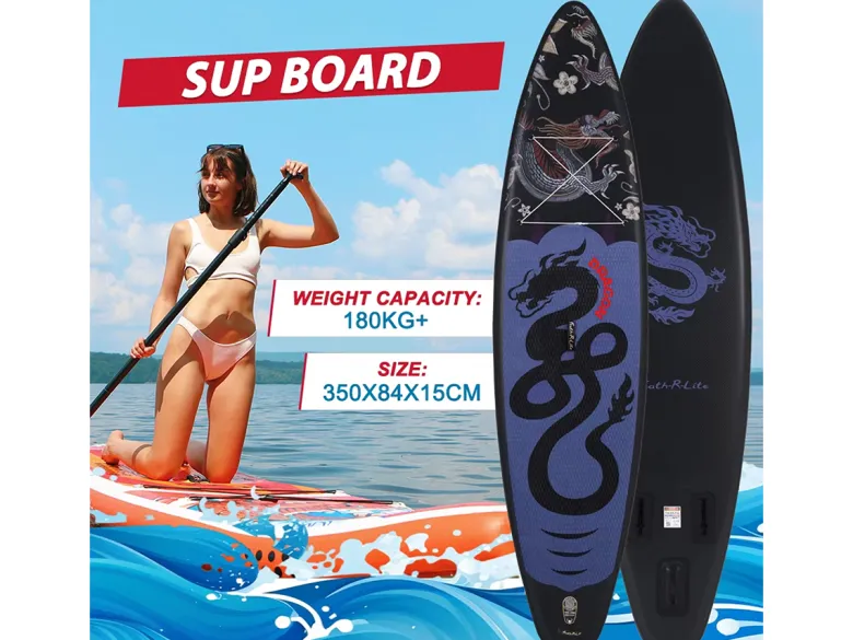 FUNWATER SUPFR17U 350cm SUP Board - Black