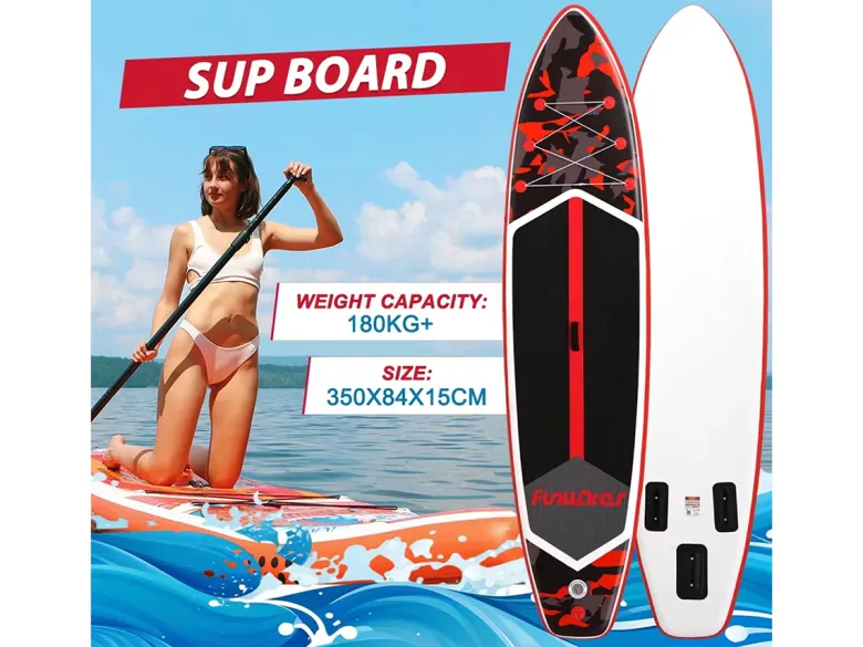 FUNWATER SUPFW32A 350cm SUP Board - Black