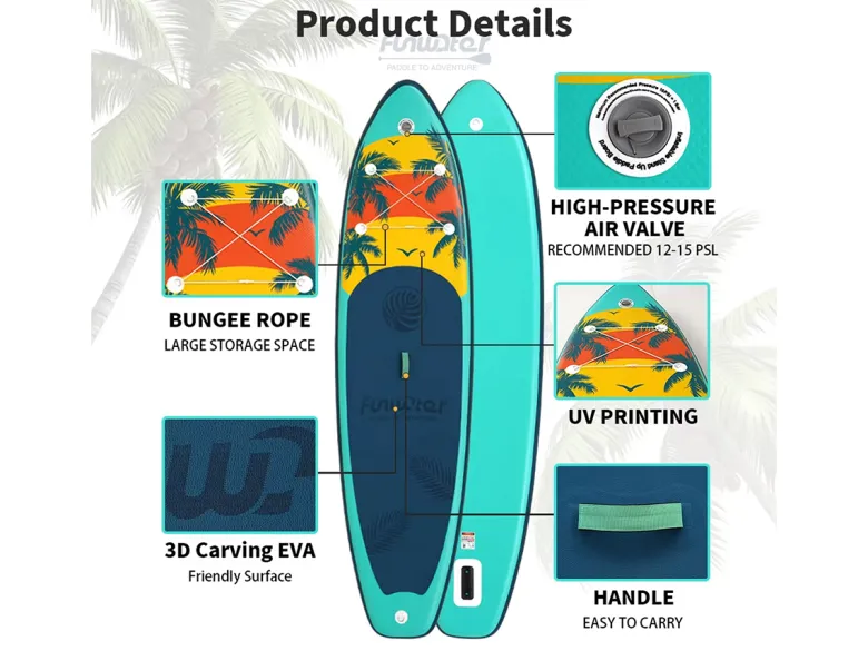 FUNWATER SUPFW55A 335cm SUP Board - Purple