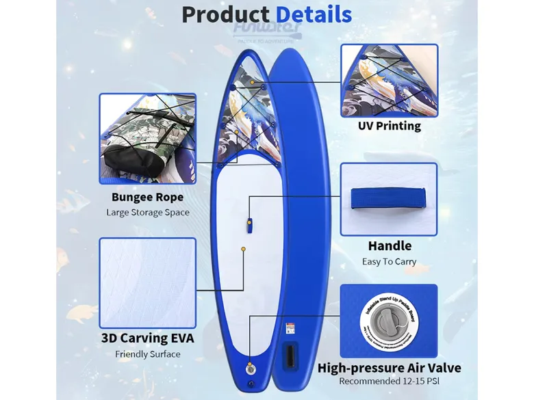 FUNWATER SUPFW53A 350cm SUP Board - White