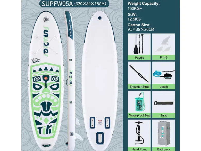 Funwater SUPFW05A SUP Board - Tiki