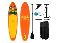 Funwater SUPFW31B SUP Board - Retro Orange