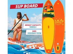 Funwater SUPFW31B SUP Board - Retro Orange