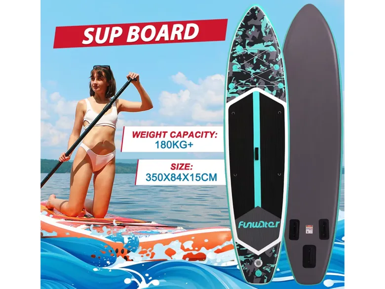 FUNWATER SUPFW32C 350cm SUP Board - Black