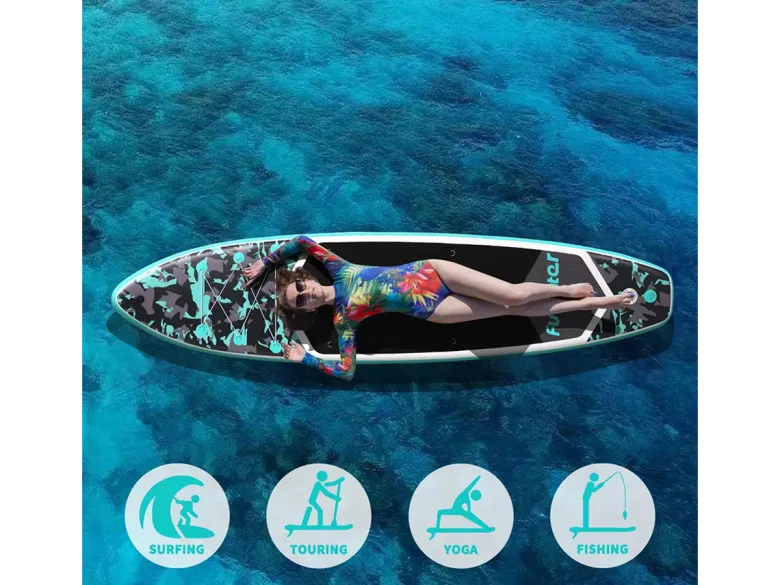 FUNWATER SUPFW32C 350cm SUP Board - Black