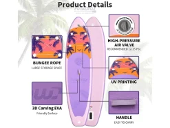 FUNWATER SUPFW55C 335cm SUP Board - Pink