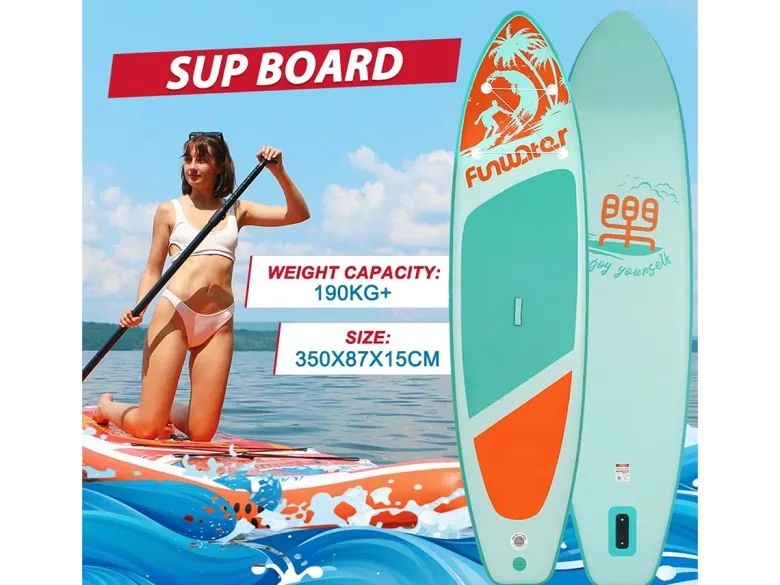 FUNWATER SUPFW28C 350cm SUP Board - Turquoise