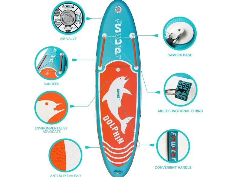Funwater SUPFW08C SUP Board - Dolphin