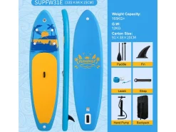 FUNWATER SUPFW31E 335cm SUP Board - Light Blue