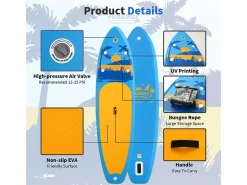 FUNWATER SUPFW31E 335cm SUP Board - Light Blue