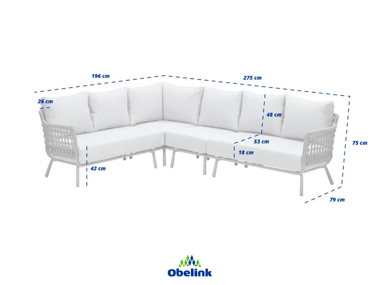 Garden Impressions Aversa corner loungebank