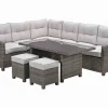 Garden Impressions Blue Bird Links diningset - Grey/Sand