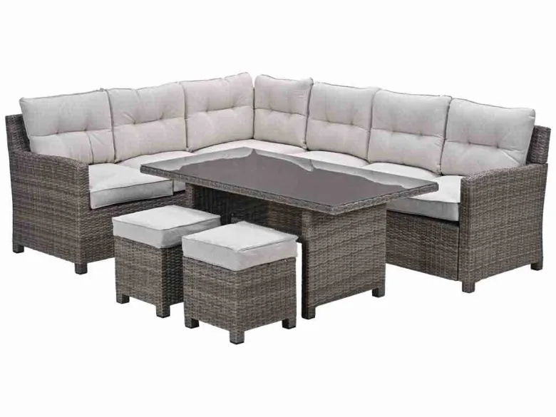 Garden Impressions Blue Bird Links diningset - Grey/Sand