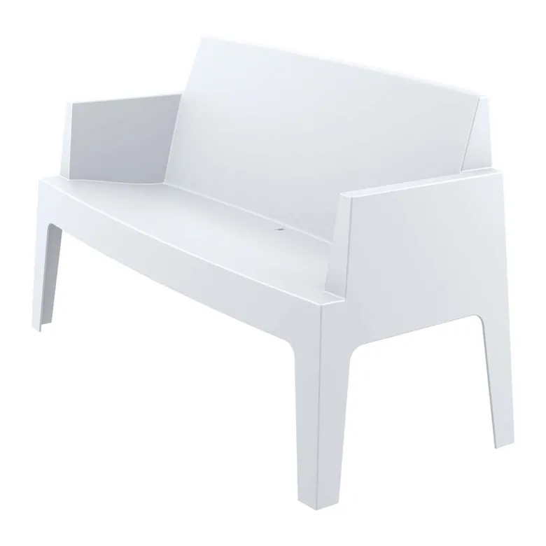 Garden Impressions Box witte tuinbank