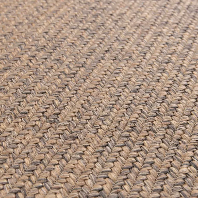 Garden impressions ø250 cm buitenkleed - Dark Taupe