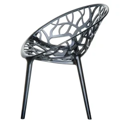 Garden Impressions Crystal zwart tuinstoel