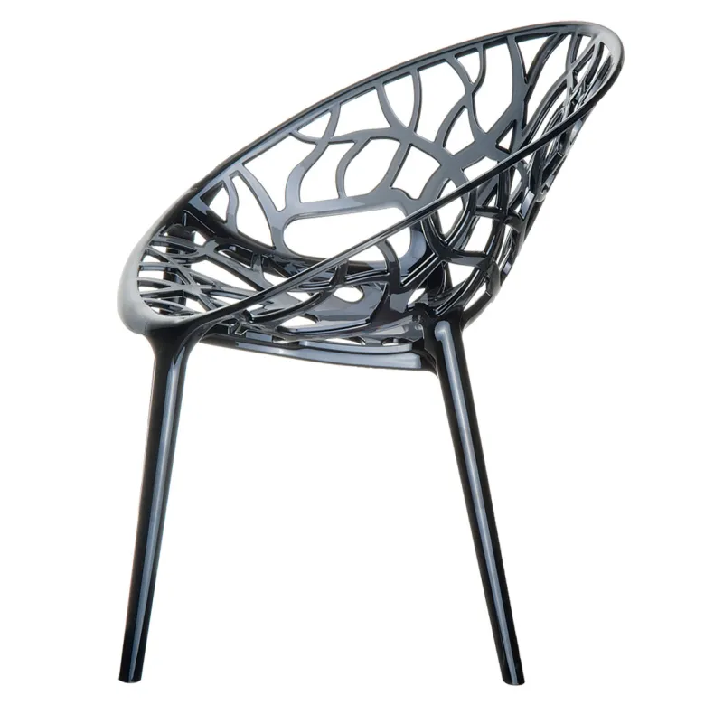 Garden Impressions Crystal zwart tuinstoel