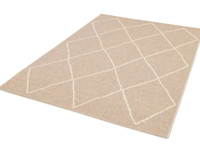 Garden Impressions Diamonds 120 x 170 buitenkleed - Taupe