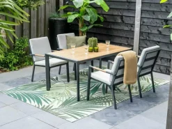 Garden Impressions Felini 160 x 84 cm tuintafel - Light teak