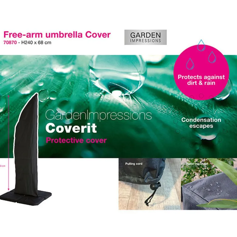 Garden Impressions Free-arm 240 x 68 cm parasolhoes