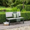 Garden Impressions Jondal parkbank L125 cm- carbon black