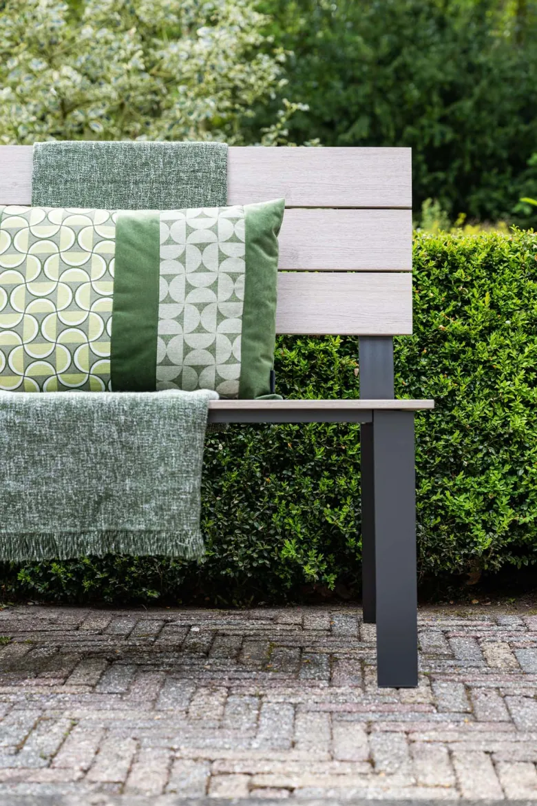 Garden Impressions Jondal parkbank L125 cm- carbon black