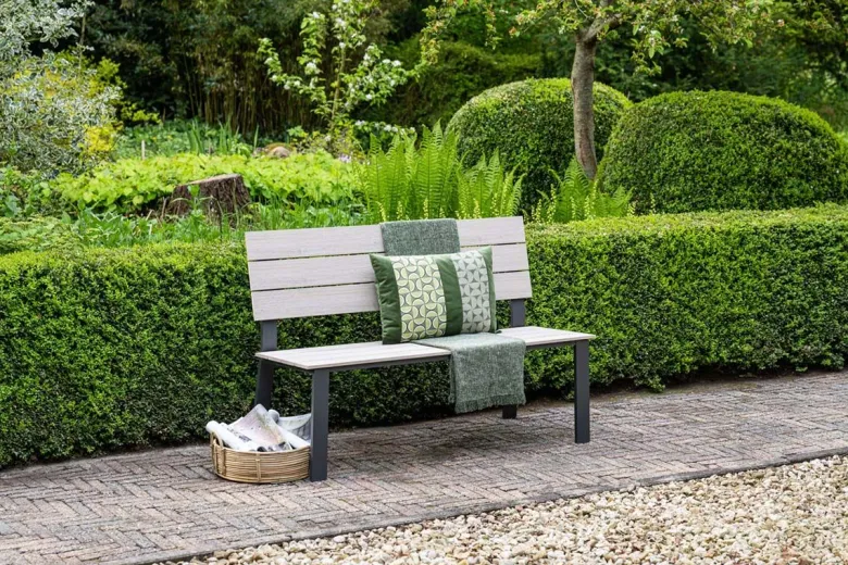 Garden Impressions Jondal parkbank L125 cm- carbon black