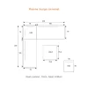 Garden Impressions Masone midden element - carbon black
