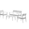 Garden Impressions Morella 4-delige loungeset - taupe