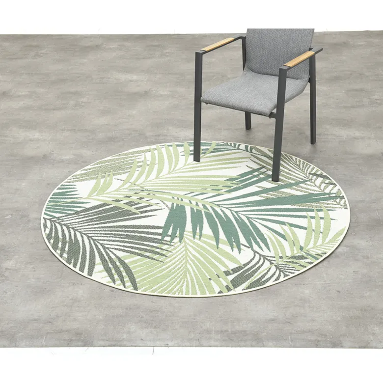 Garden Impressions Naturalis palm leaf Ø160 cm buitenkleed