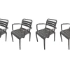 Garden Impressions Orleans Grey tuinstoelen - Set van 4