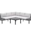 Garden Impressions Prinos 4-delige loungeset - carbon black