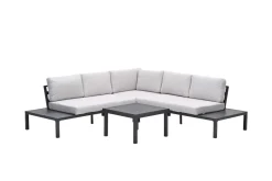 Garden Impressions Prinos 4-delige loungeset - carbon black