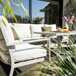 Garden Impressions Senja 3-delig links - sand loungediningset