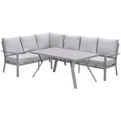 Garden Impressions Senja 3-delig links - sand loungediningset