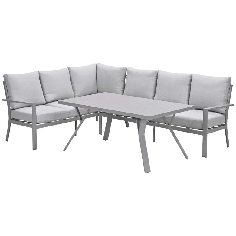 Garden Impressions Senja 3-delig links - sand loungediningset