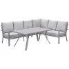 Garden Impressions Senja 3-delig rechts - sand loungediningset