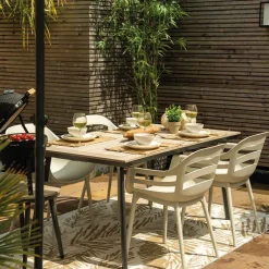 Garden Impressions Sunny 2 stuks zand kleurige tuinstoel