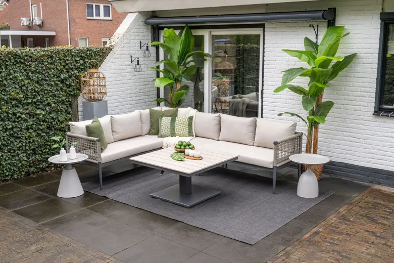 Garden Impressions Teramon 4-delige hoekset - Taupe