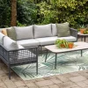 Garden Impressions Teramon 130x70cm lounge tafel - black