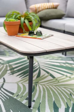 Garden Impressions Teramon 130x70cm lounge tafel - black