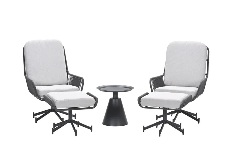 Garden Impressions Zavala Ø50xH48 bijzettafel - carbon black